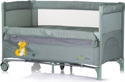 Culla da viaggio per bambini Relax Basil con sponda abbassabile