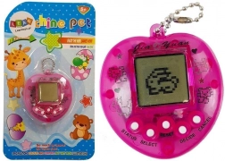 Gioco elettronico TAMAGOTCHI rosa con catenina corta