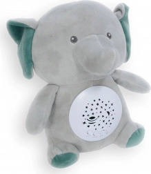 Elefante di peluche per la nanna 26 cm con luce e melodie