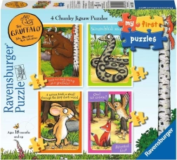RAVENSBURGER I miei primi puzzle: Il Gruffalò 4 in 1 (2, 3, 4, 5 pezzi)