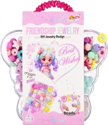 Perline da infilare farfalla – set per creare braccialetti e collane