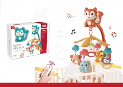 Giostrina per culla Scoiattolo con proiettore e telecomando