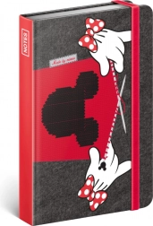 Taccuino a righe Minnie Mouse 11 × 16 cm, 172 pagine