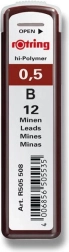 Mina di ricambio per portamine 0,5 mm, 12 pz