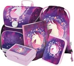 Kit Scolastico BAAGL Cavallo: cartella, astuccio, sacca, cartelle, scatola