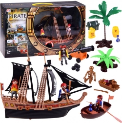 Nave pirata – set di gioco con personaggi, cannone ed effetti luminosi e sonori