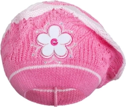Basco lavorato a maglia per bambini New Baby rosa scuro