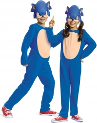 costume per bambini SONIC the Hedgehog con maschera 109–126 cm (4–6 anni)