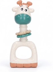 Sonaglio con fischietto a forma di giraffa, 16 cm