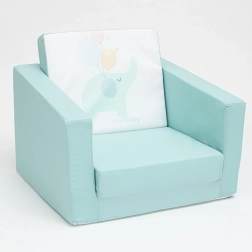 Poltroncina pieghevole per bambini New Baby Elephant menta