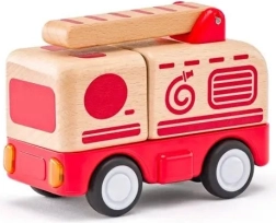 Autopompa antincendio in legno Woody con luci e suoni