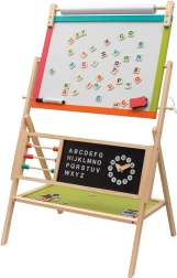 Lavagna in legno per bambini 2in1 Montessori BABY MIX