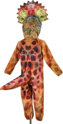 Costume da triceratopo per bambini 7–8 anni 122–128 cm
