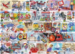 Puzzle GIBSONS alfabeto di giochi e giocattoli 1000 pezzi