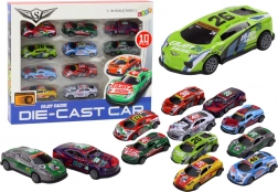 Set di macchinine da corsa 1:64 10 pezzi