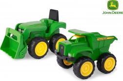 Set per bambini trattore JOHN DEERE con ribaltabile 16 cm