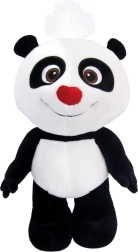 Panda di peluche con naso rosso 25 cm