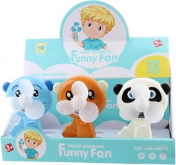 Ventilatore manuale per bambini con animali, 12 pz