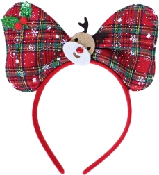 Fascia Natalizia Renna e Fiocchetto