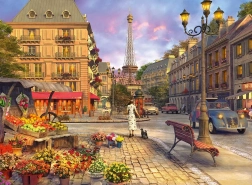 Puzzle Passeggiata Parigi 500 pezzi