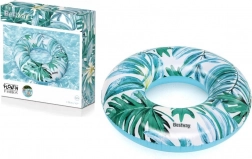 Bestway ciambella gonfiabile con motivo tropicale 119 cm – Blu