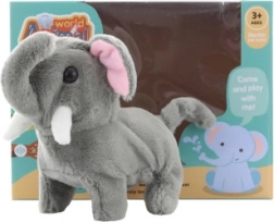 Elefante di peluche elettrico camminante a batteria