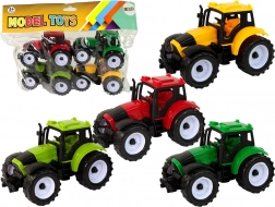 Set di trattori agricoli colorati - 4 pezzi