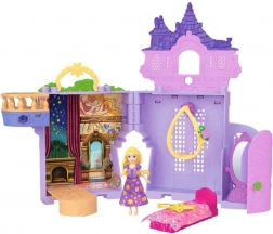 Principessa Disney Rapunzel – castello portatile con bambolina