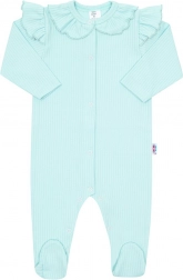 tutina in cotone per neonati New Baby Stripes azzurro ghiaccio 74