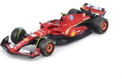 modello auto formula 1 Ferrari SF-24 1:43 con pilota Carlos Sainz in cofanetto regalo