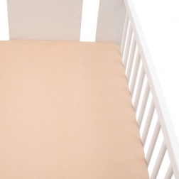 lenzuolo jersey per lettino New Baby 120 × 60 beige