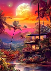 Puzzle Crepuscolo Incantevole 1000 Pezzi