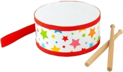 Tamburo in legno con stelline Bigjigs Toys