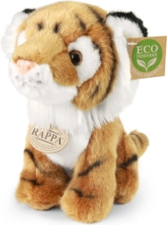 Tigre di peluche ECO-FRIENDLY seduto 18 cm