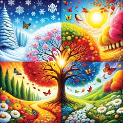 Puzzle Quattro Stagioni 1023 pezzi