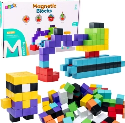 Set di costruzioni magnetiche 3D a cubi – 96 pezzi
