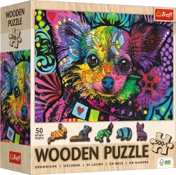 Puzzle in legno Cucciolo Colorato
