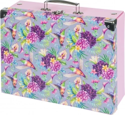 Valigetta scolastica pieghevole BAAGL Colibrì con rinforzi metallici