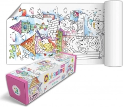 Poster da colorare – principessa 70 × 16 cm in scatola regalo