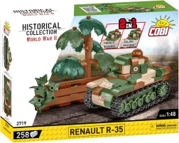 Set di costruzione carro armato RENAULT R-35 1:48 (258 pezzi) – COBI Historical Collection