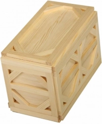 Salvadanaio di gallina in legno