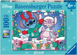 Puzzle 100 pezzi DISNEY Stitch Natale