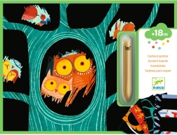 Disegni da grattare di animali per i più piccoli da Djeco