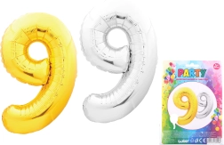 Palloncino numero 9 40 cm nylon