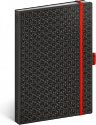 NOTIQUE taccuino a righe TERIBEAR A5, nero, 15 × 21 cm