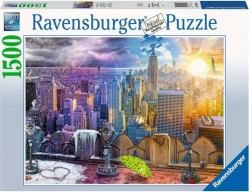 Puzzle Ravensburger Stagioni di New York 1500 pezzi