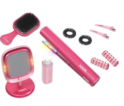 Studio per capelli per bambini con piastra e specchio LED