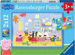 Peppa Pig: Le avventure di Peppa puzzle 2x12 pezzi