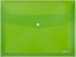 Cartella spaziale A4 con chiusura a pressione, verde Opaline