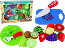 Set bambini di frutta e utensili da cucina
